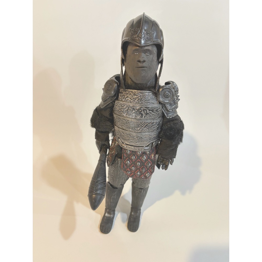 Planet of the Apes General Attar 12" Action Figure 2001 Tim Burton Gorilla Armor